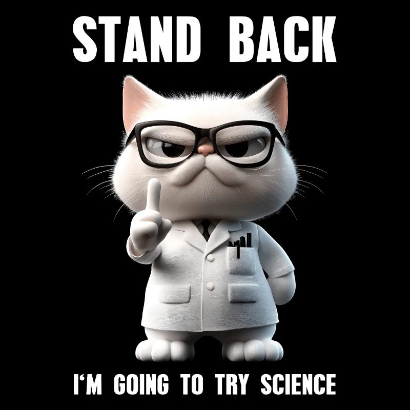 Je vais essayer la science Mème Cat Science