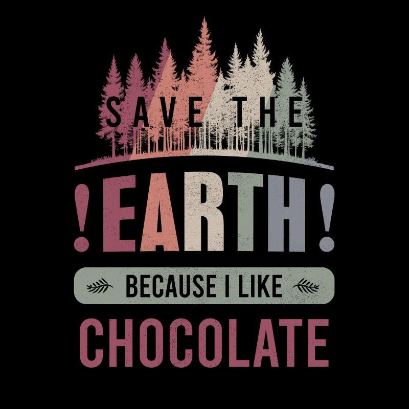 Save the Earth Environment Chocolate Earth Day