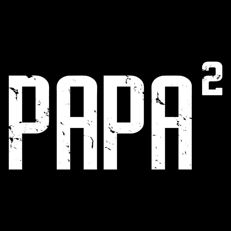 Papa von 2 Spaß Papa von zwei Vatertagsgeschenk
