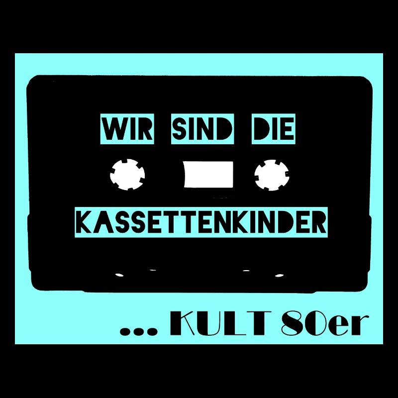 Wir sind die Kassettenkinder - hellblau