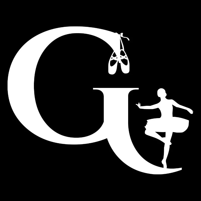 Buchstabe g Ballerina