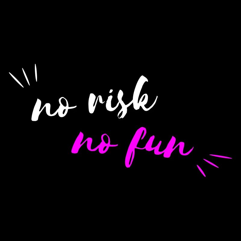 NO RISK NO FUN - Typographie - Vectorgraphique