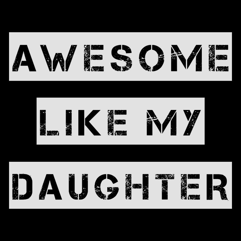 AWESOME LIKE MY DAUGHTER – Muttertag – Vatertag