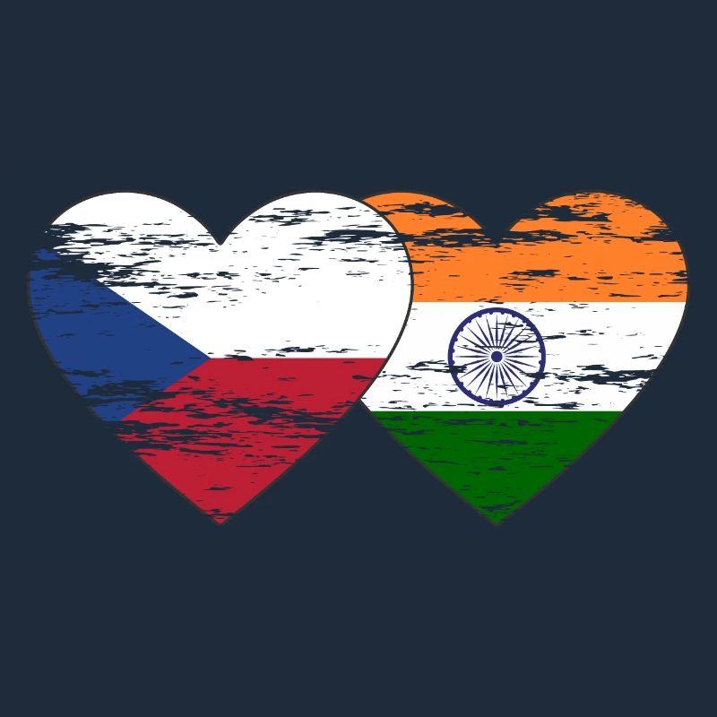 République tchèque Inde Drapeau utilisé