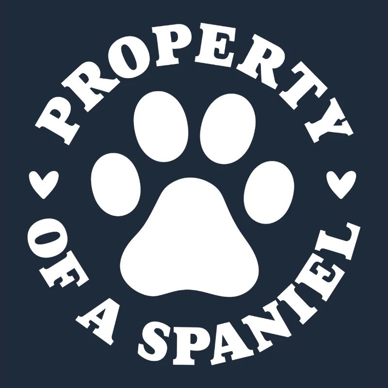 Eigentum eines Spaniels