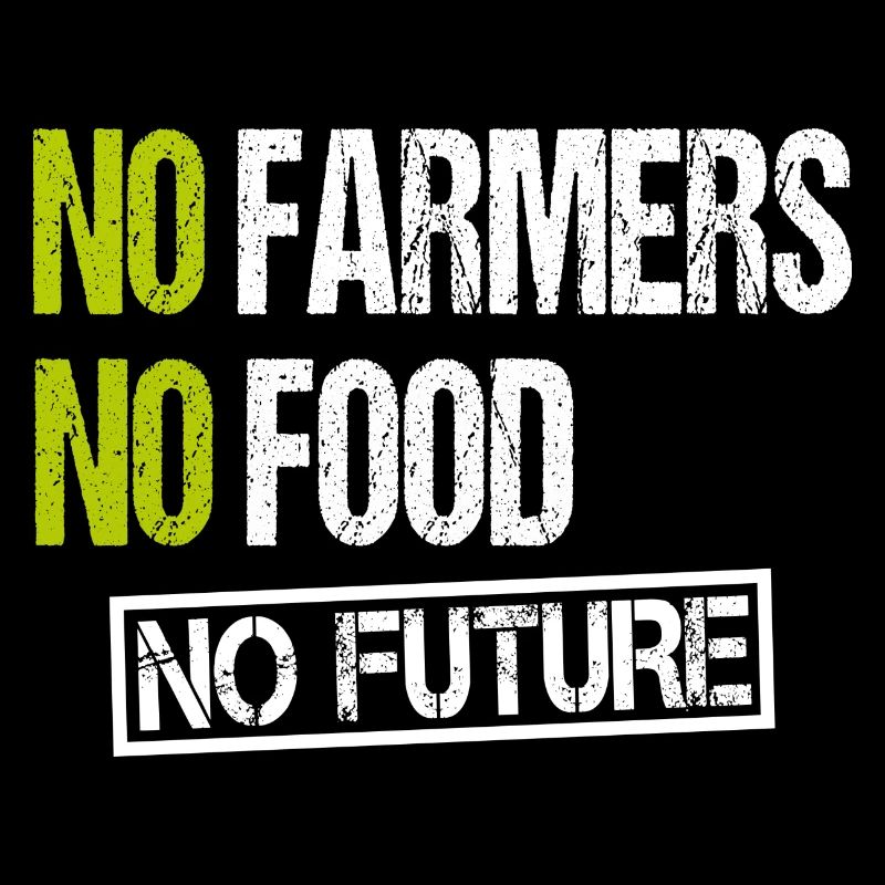 Démonstration d'agriculteurs Pas d'agriculteurs Pas de nourriture Pas d'avenir