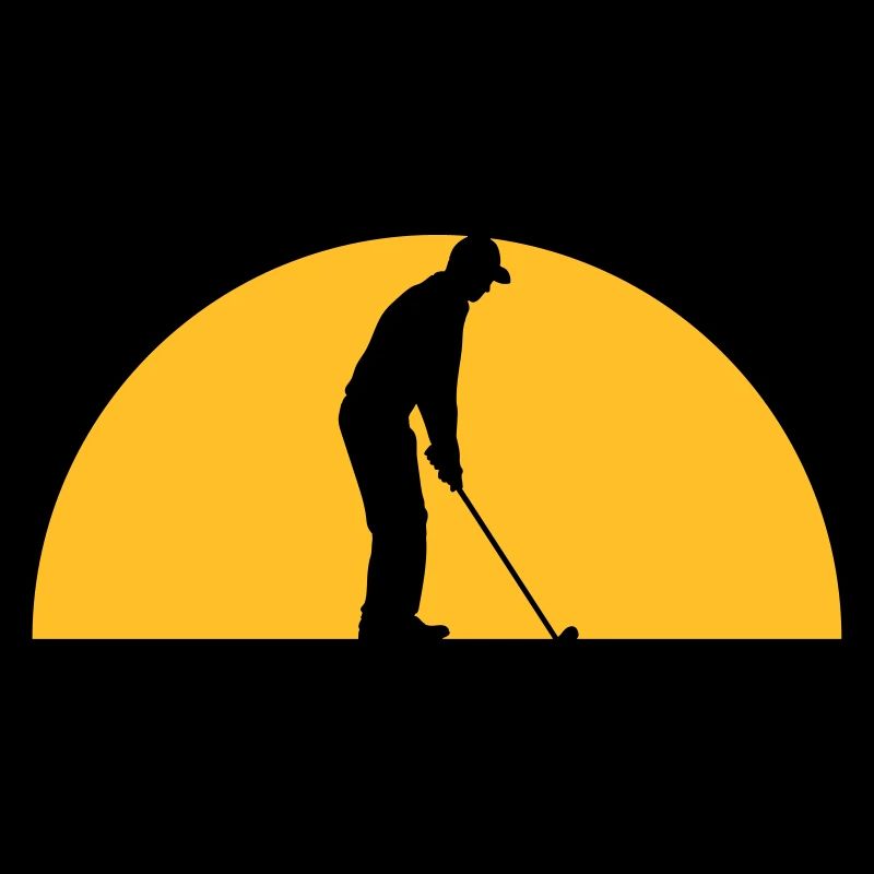 Abends Golf spielen