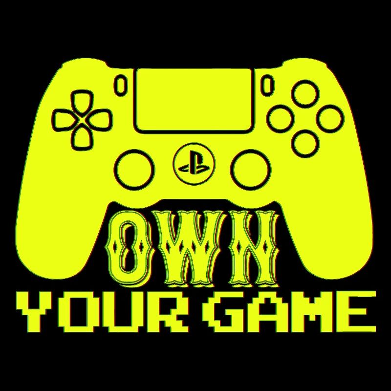 Gamer Game Play Online Computer Gaming Arcade Neon