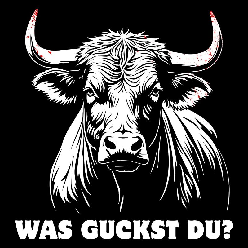 Stier - Was guckst du? stolz, selbstbewusst
