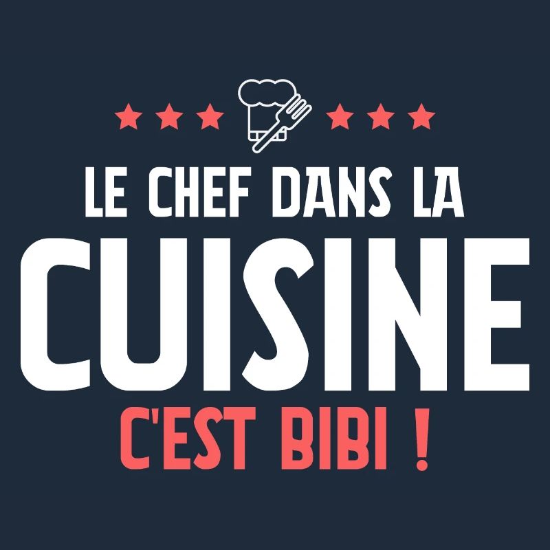 The chef in the kitchen is bibi! -Apron