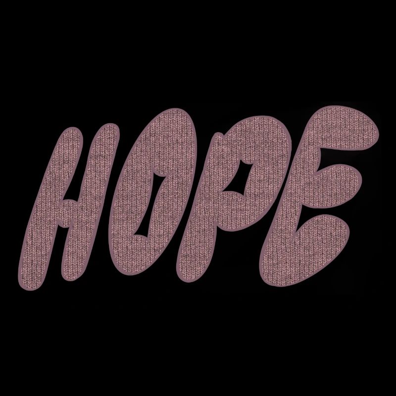 Hope – Strickschrift