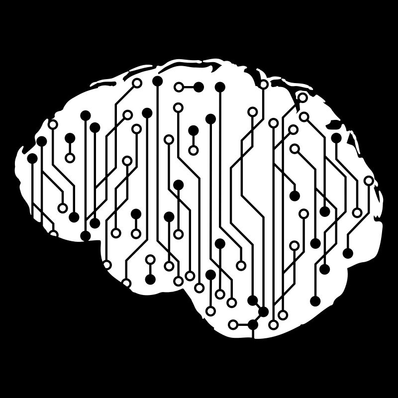 Elektrisches Gehirn CPU Daten Schaltkreis Computer