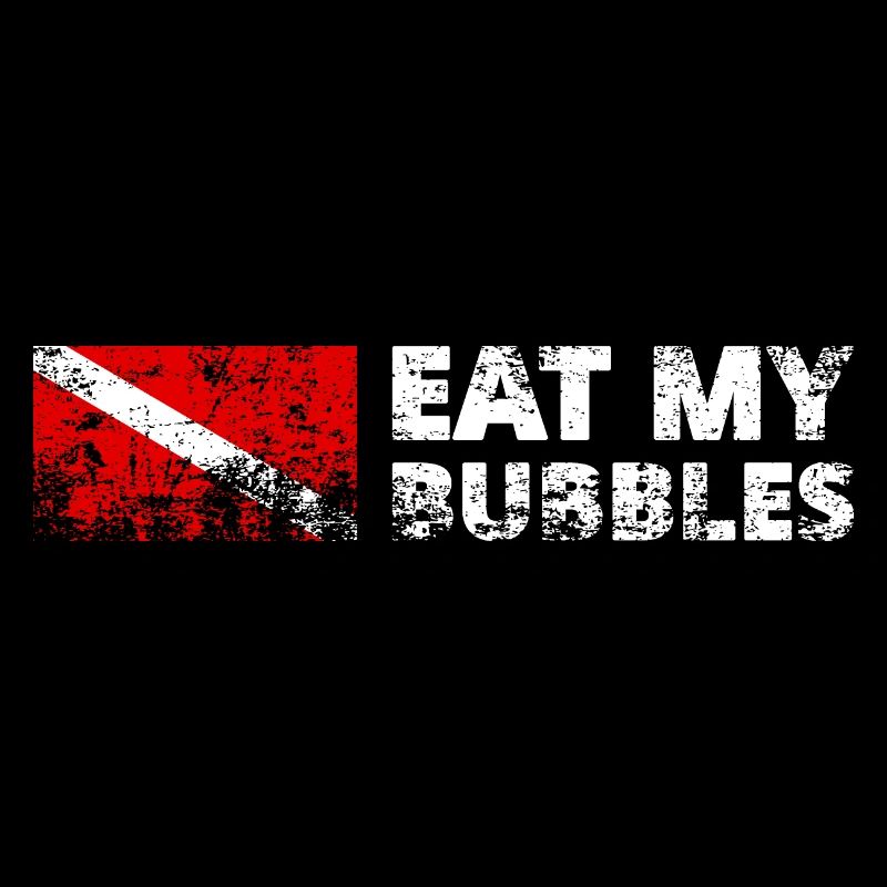 Eat my bubbles used look blanc