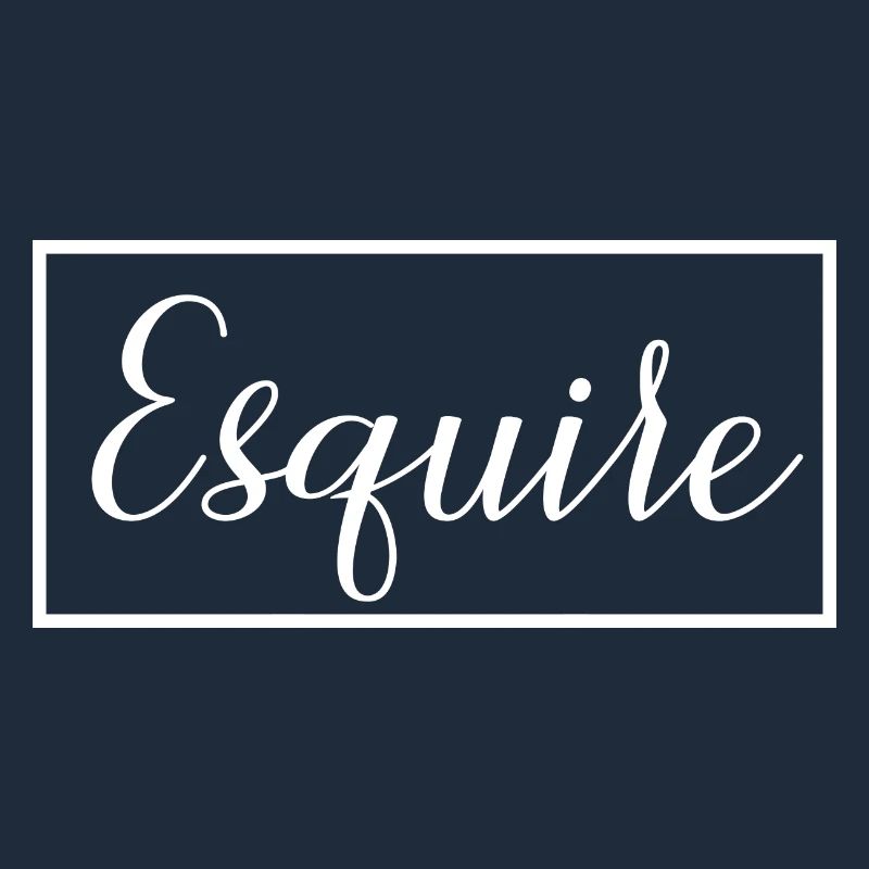 Esquire Graduated Lawyer School Student