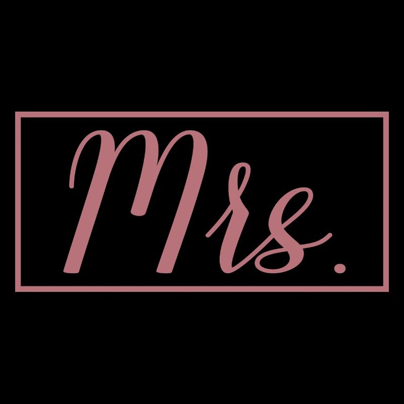 Mrs. Matching Couple Engagement Wedding Honeymoon