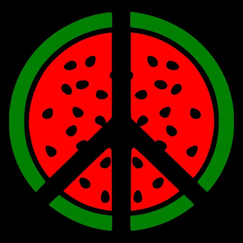 Symbole de paix pastèque