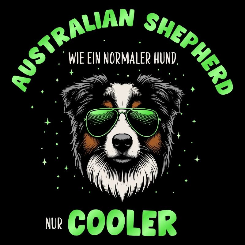 Aussie - wie ein normaler Hund nur cooler grün