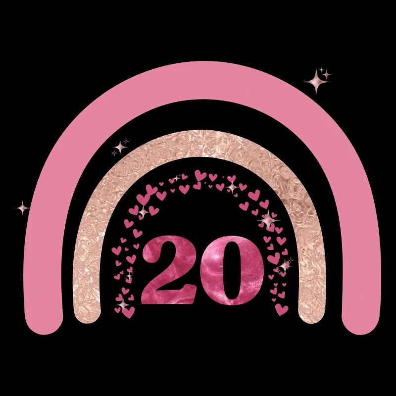 20e anniversaire rainbow rose