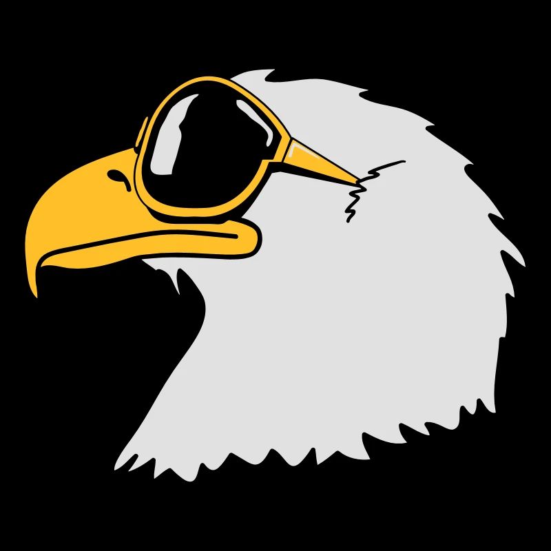 Eagle sunglasses cool bird funny