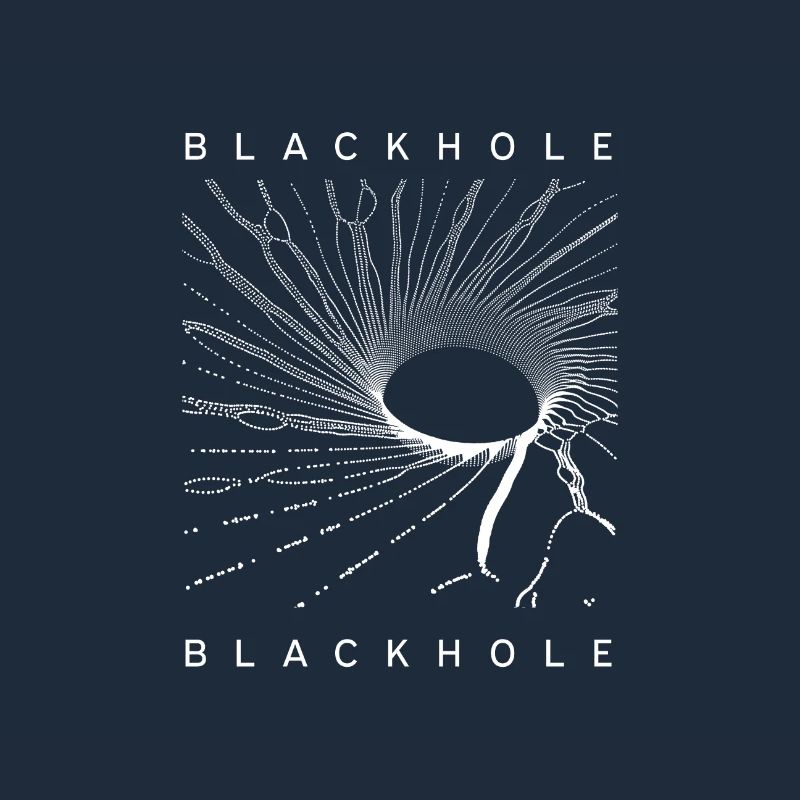 Black hole withe - Schwarzes Loch weiß