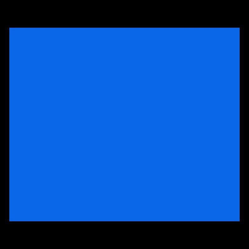 Rectangle Blue Color
