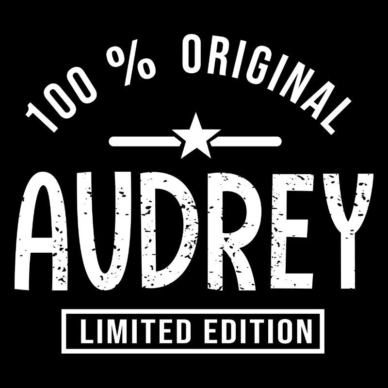 Audrey personalized tshirt first name audrey