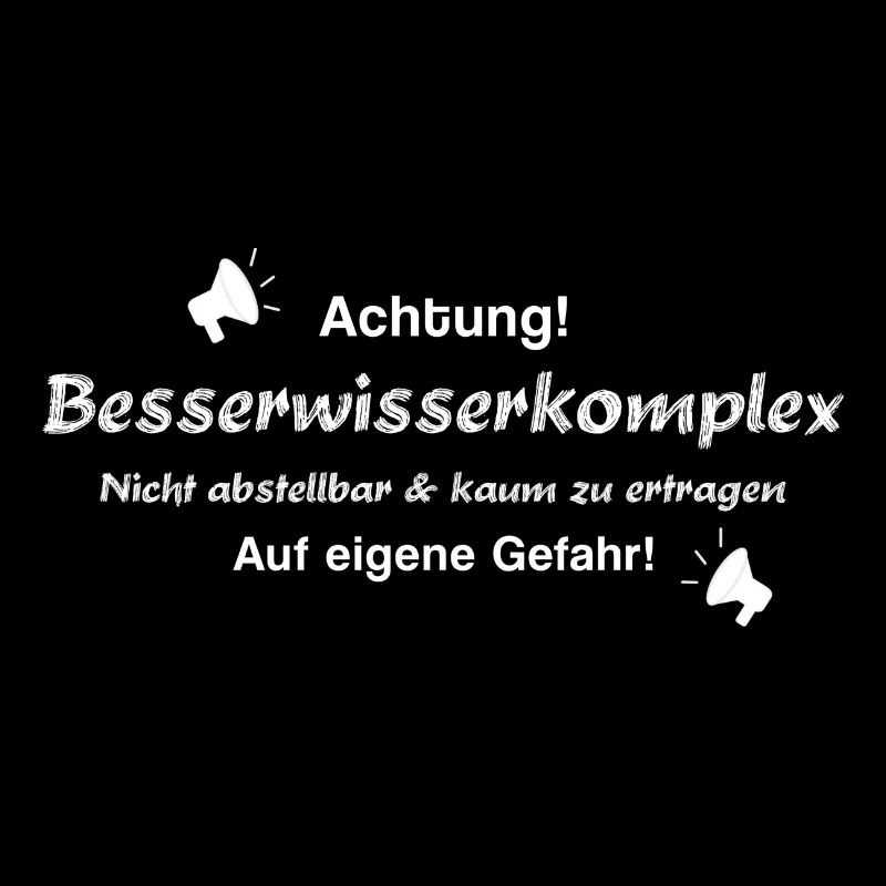 Besserwisser Klugscheißer Geschenkidee Schlaumeier