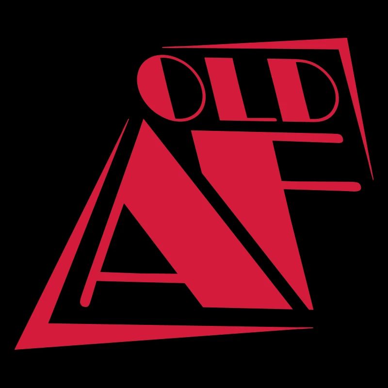 old AF Text Logo
