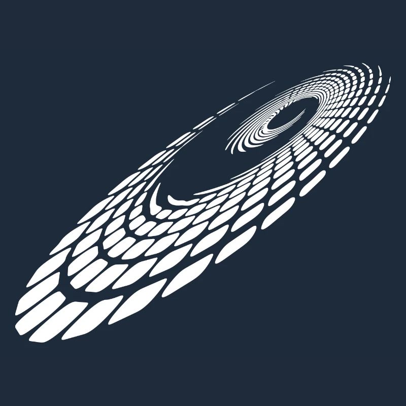 Geometric Circle Spiral Lines Points