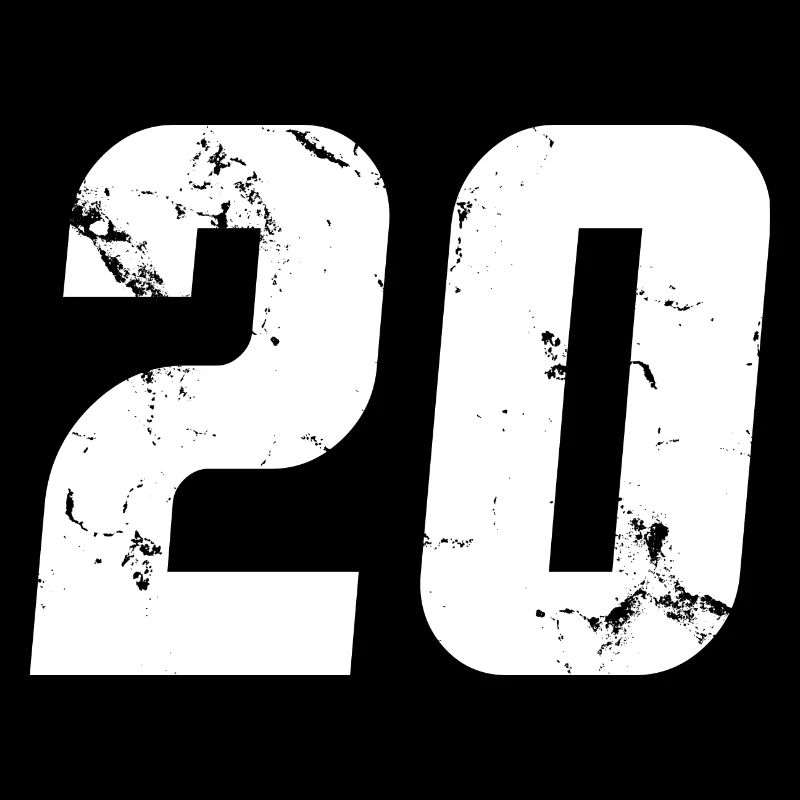 Cool Number 20 - 20 ans 20th Birthday Gift