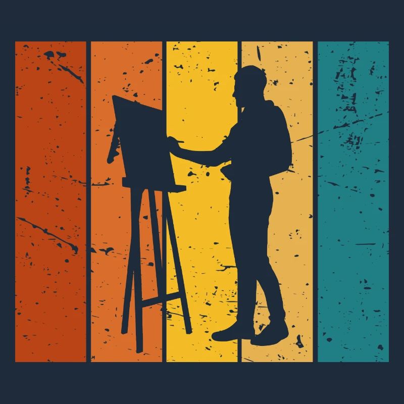Vintage gift painter