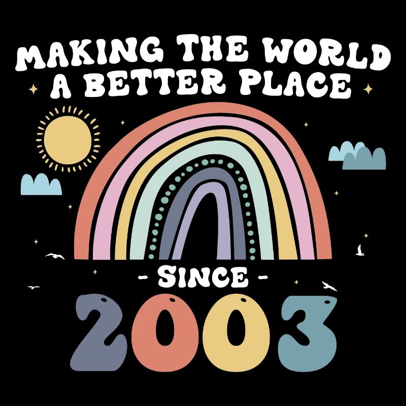 Die Welt zu einem besseren Ort machen seit 2003, 20.