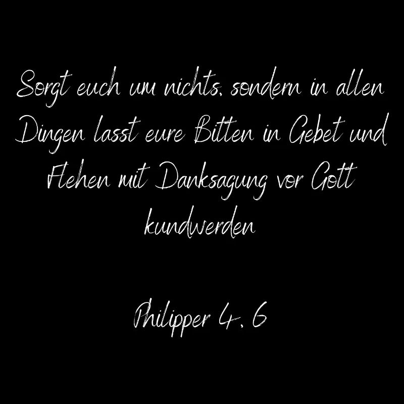 Bibelvers - Philipper 4,6
