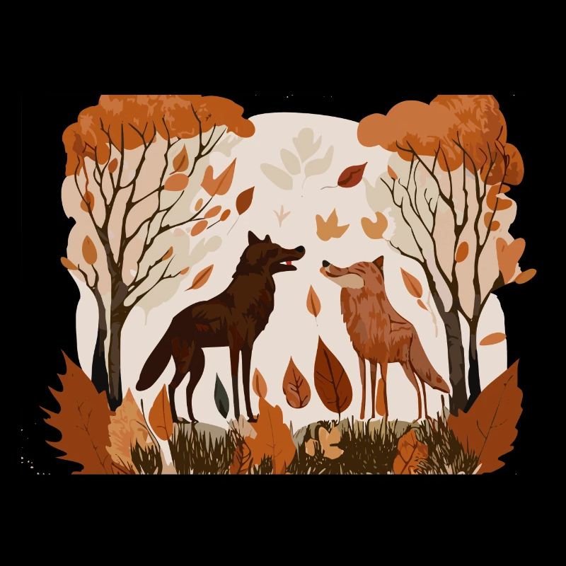 Two Wolves (Fall Collection #5)