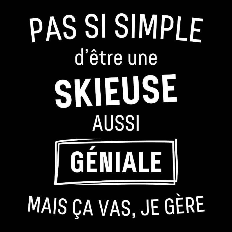 Skieuse Géniale