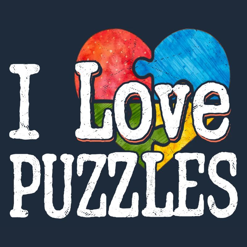 J’aime les puzzles pièce puzzle