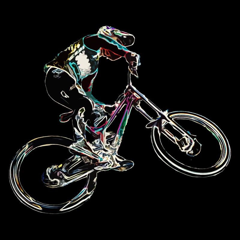 Downhill mountain biking