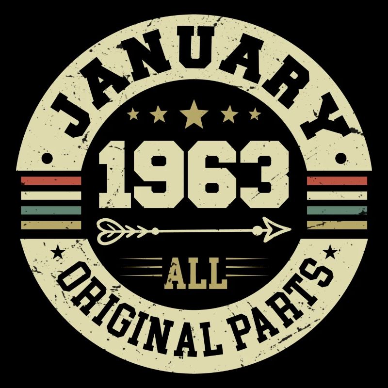 Janvier 1963 - Anniversaire en janvier 1963