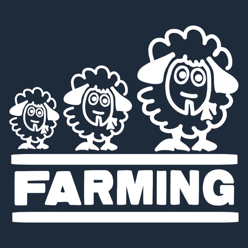 Landwirtschaftsbauer Evolution Schafe