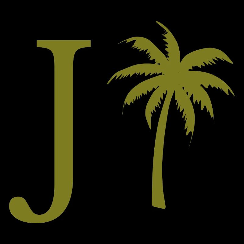 Buchstabe j Grüne Palme