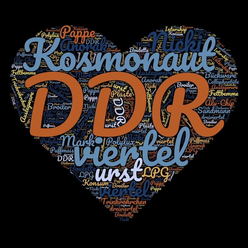 DDR Ostalgie Herz