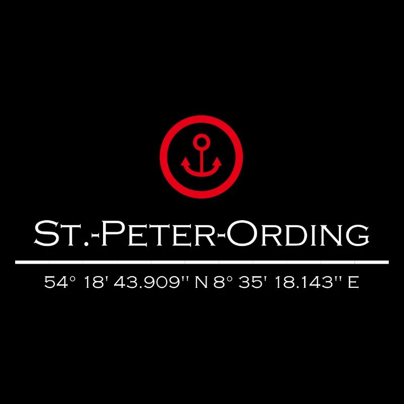 St. Peter Ording roter Anker