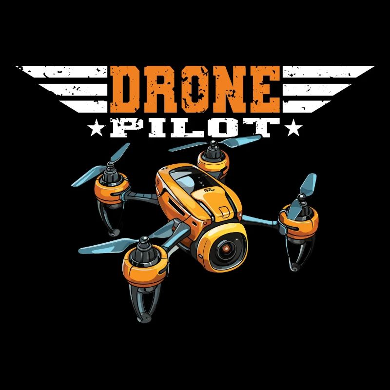 Drohnenpilot Drohnen Copter FPV UAS Pilot Drone