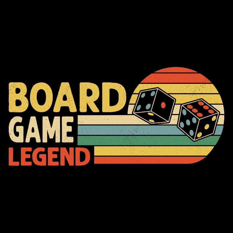 Board Game Legend Nerd Gamer Tabletop Player