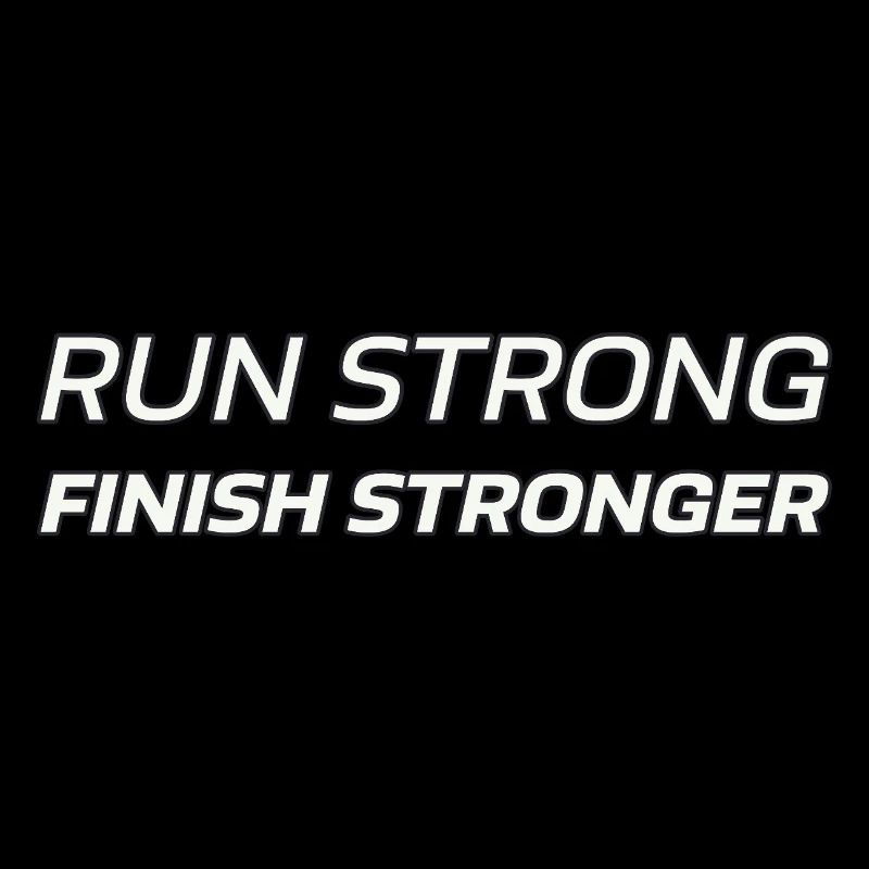 Joggen Run Strong Jogger und Läufer