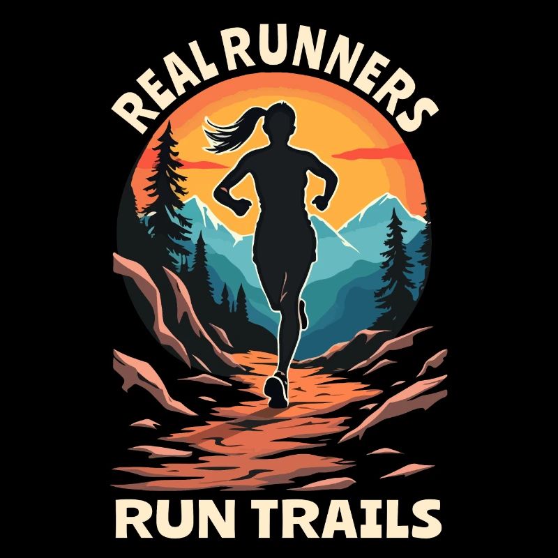 Echte Läufer laufen Trails - Trail Running