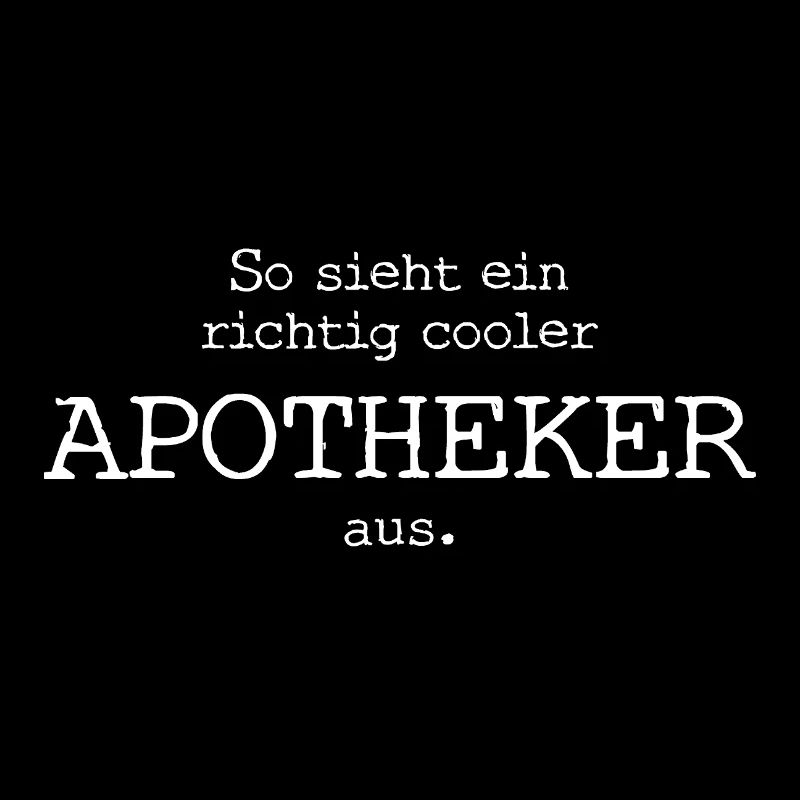 So sieht ein richtig cooler Apotheker aus.