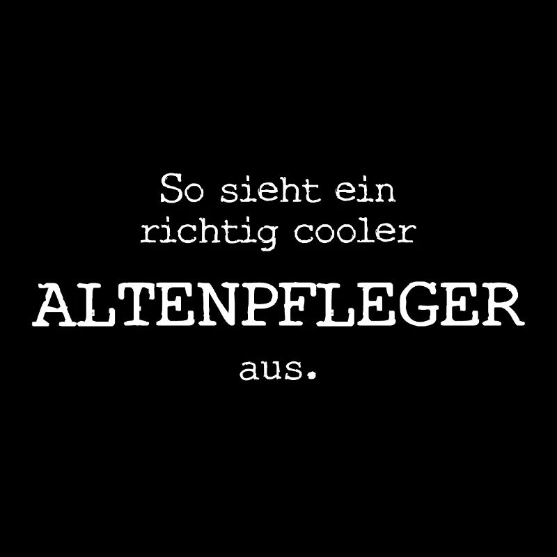 So sieht ein richtig cooler Altenpfleger aus.