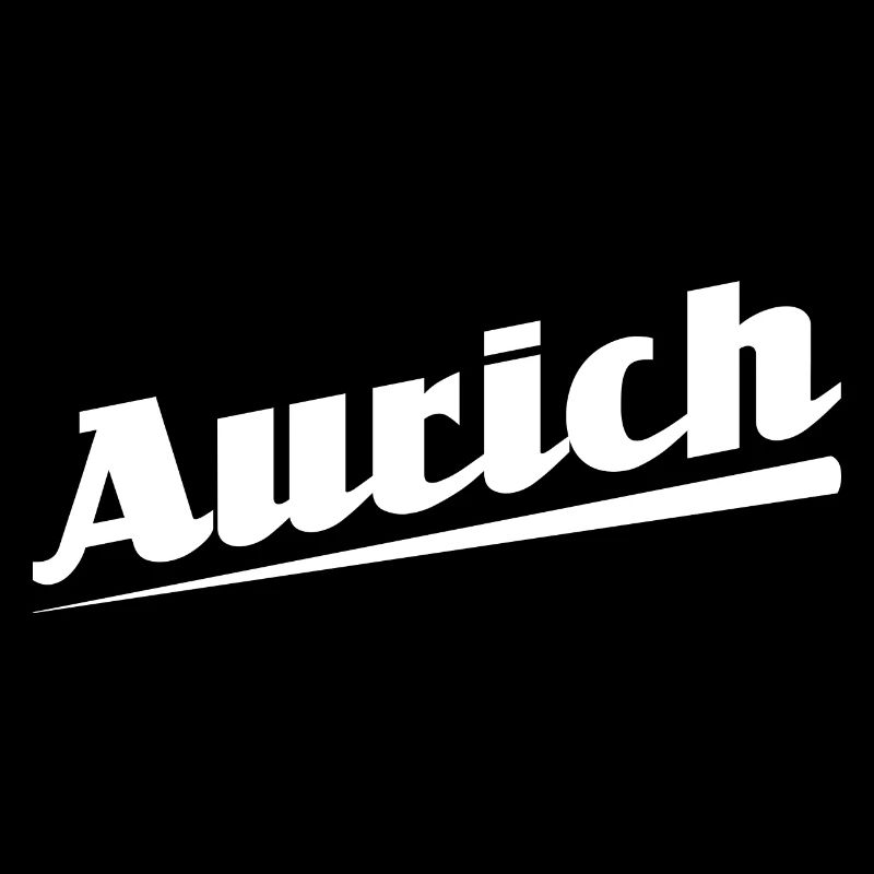 Aurich - Textdesign mit Stadtnamen