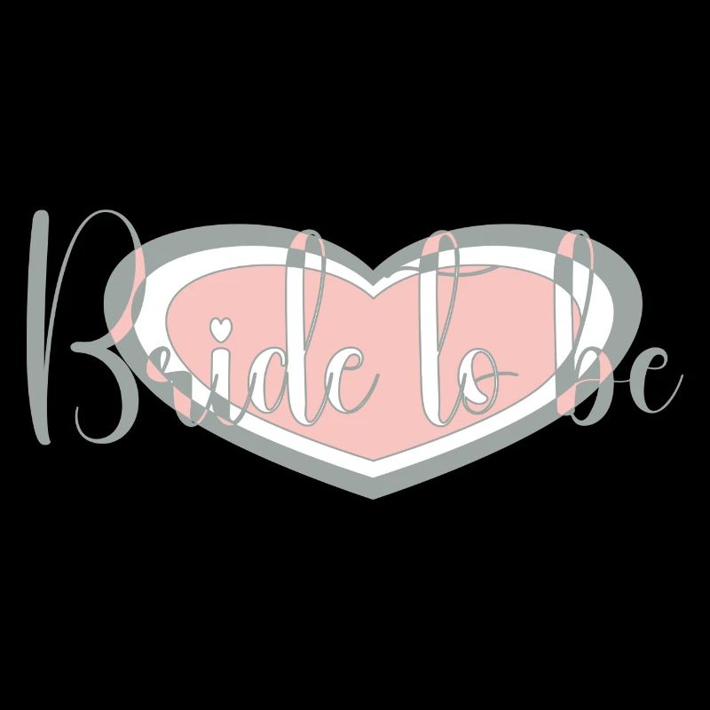 Bride to be mit rosa grau